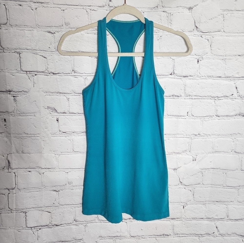 Lululemon blue racerback camisole size M